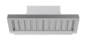 Вытяжной зонт Unox XEVHC-CF21 с пароконденсатором и угольным фильтром